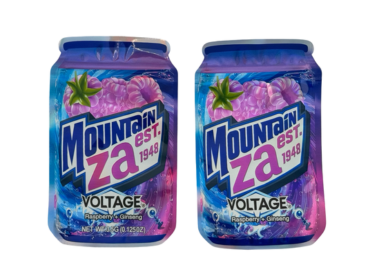 Voltage 3.5g Mylar Bags Mountain Za - Fire Mylar  