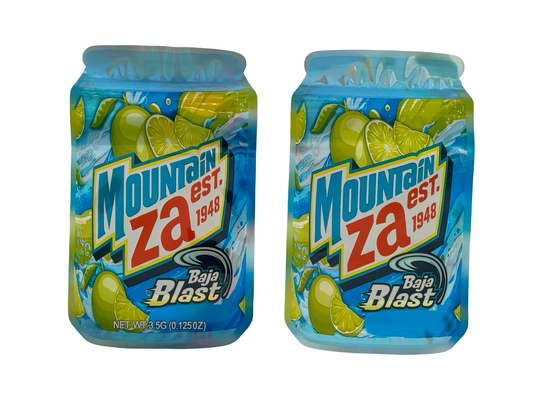 Baja B. 3.5g Mylar Bags Mountain Za - Fire Mylar  