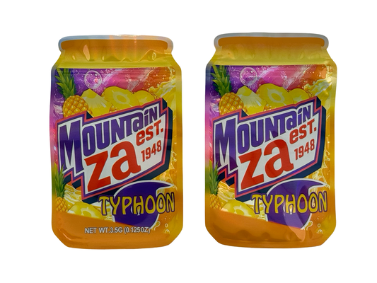 Typhoon 3.5g Mylar Bags Mountain Za - Fire Mylar  