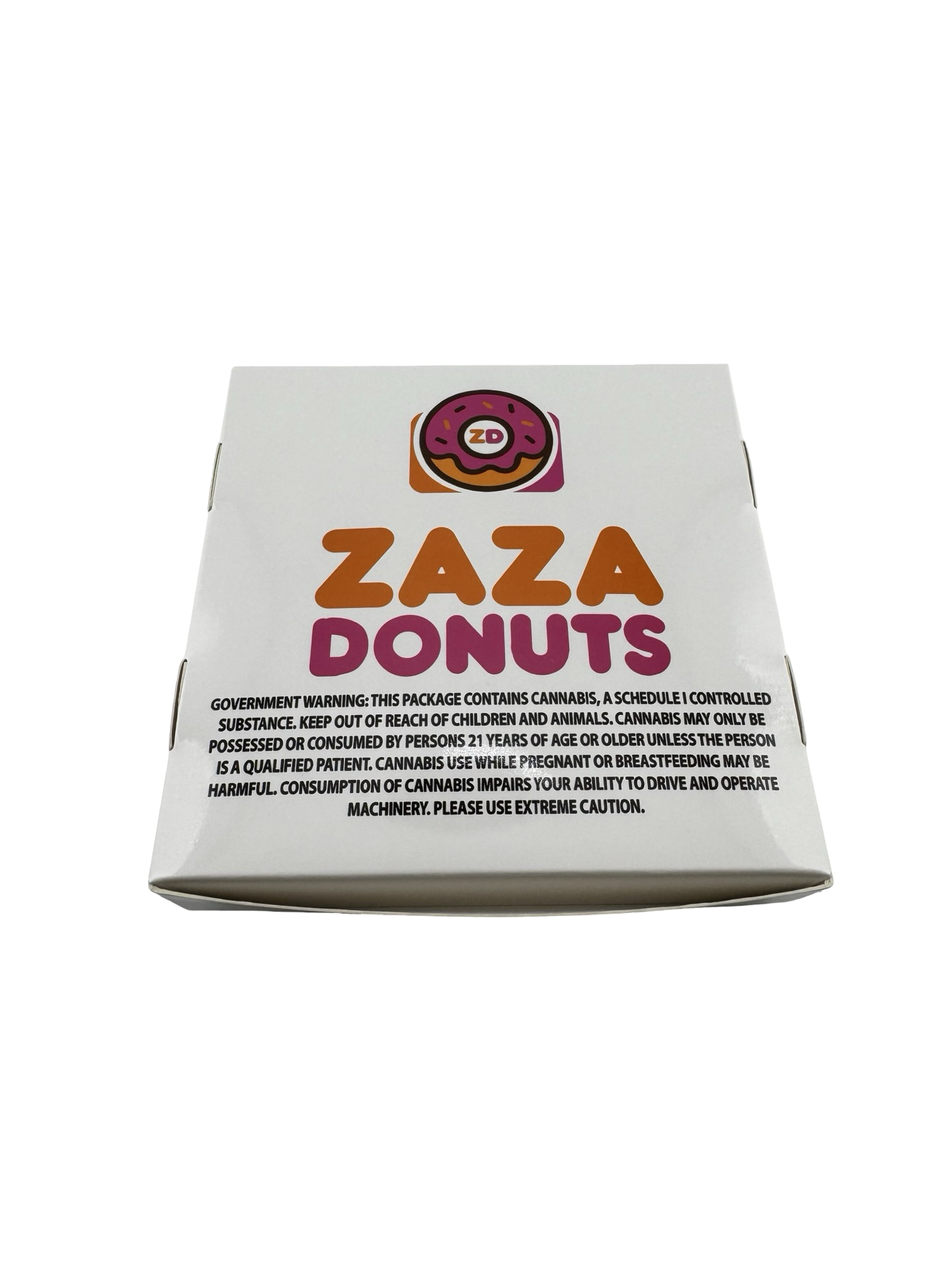 Zaza Doughnuts 3.5g Mylar Bags & Boxes - Fire Mylar  