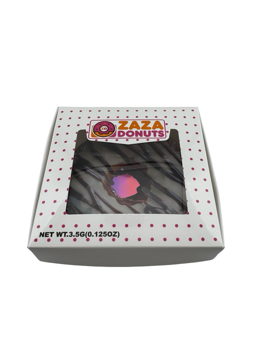 Zaza Doughnuts 3.5g Mylar Bags & Boxes - Fire Mylar  