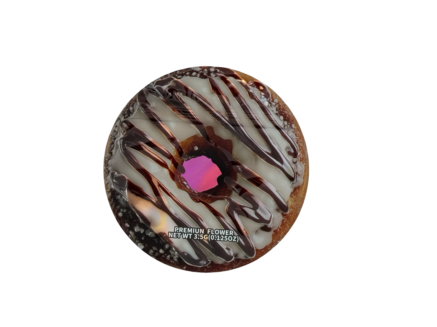 Zaza Doughnuts 3.5g Mylar Bags & Boxes - Fire Mylar  