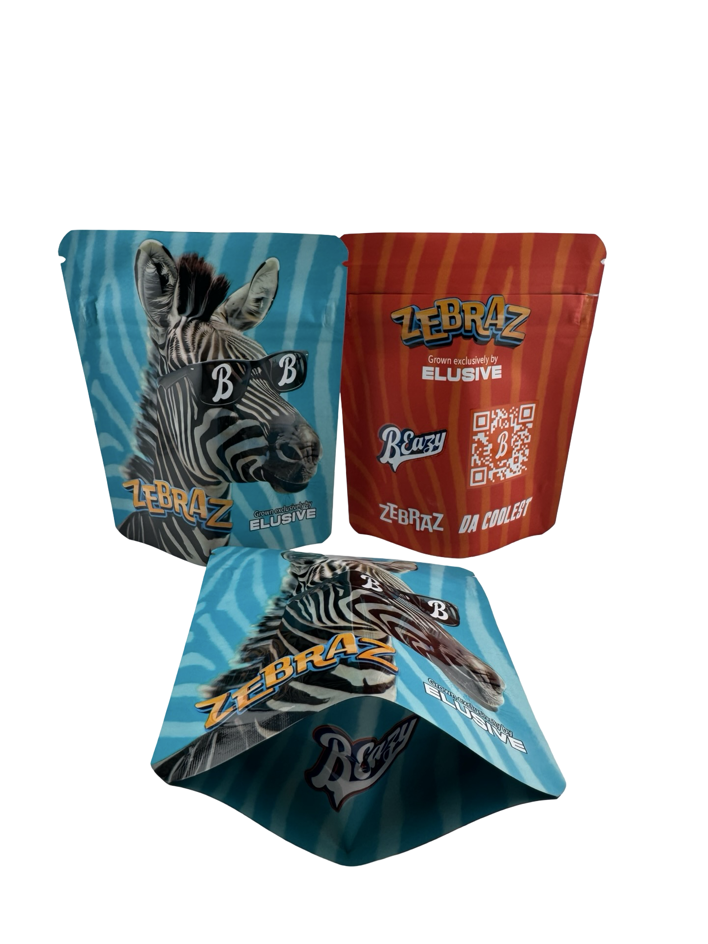 Zebraz 3.5g Mylar Bags & Boxes B-Eazy