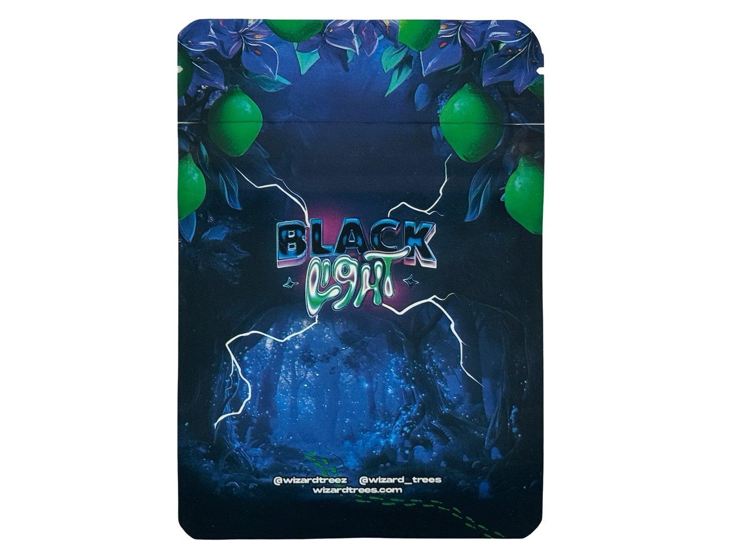 Black Light 3.5g Mylar Bags Wizard Trees