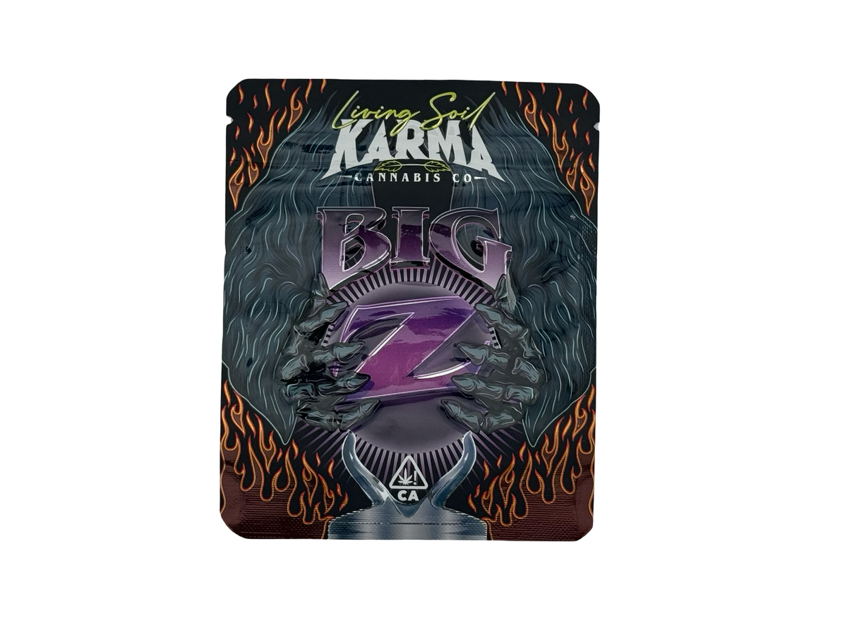 Big Z 3.5g Mylar Bags | Karma Cartel – Fire Mylar