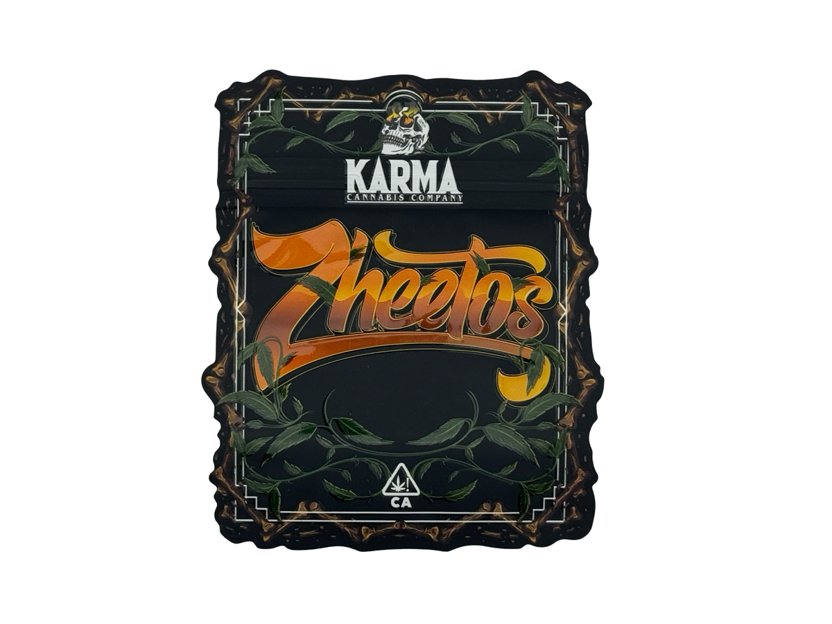Zheetos 3.5g Mylar Bags | Karma Cartel – Fire Mylar