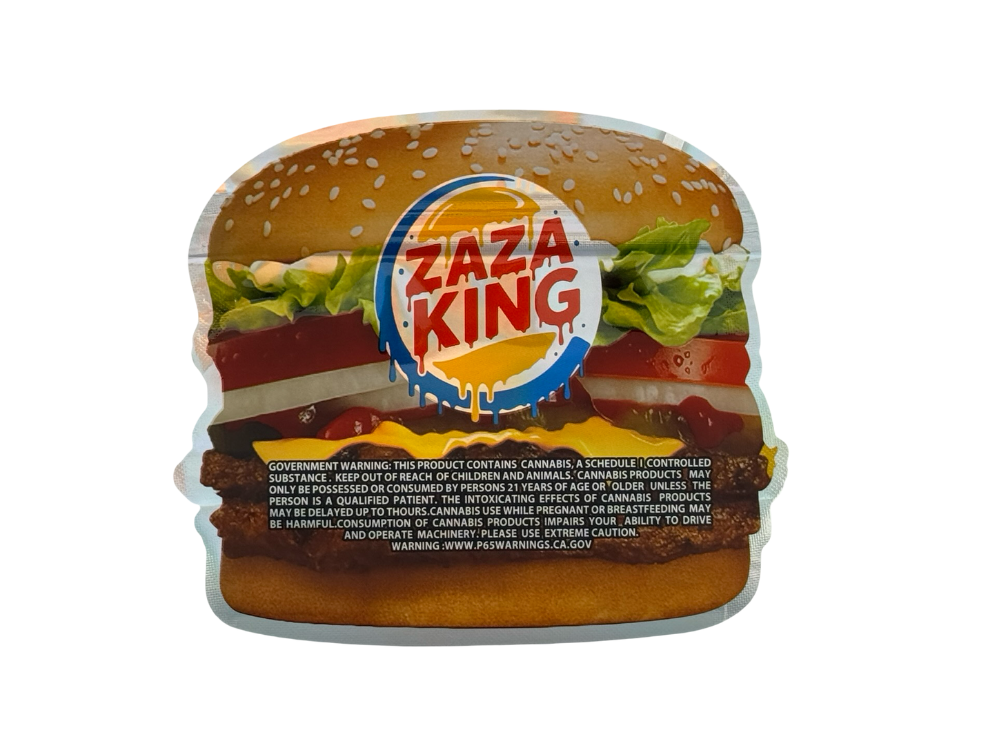 Zaza King 3.5g Mylar Bags