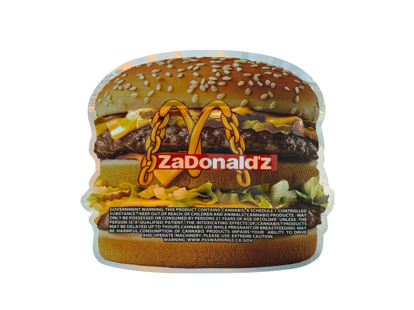 ZaDonald’z 3.5g Mylar Bags
