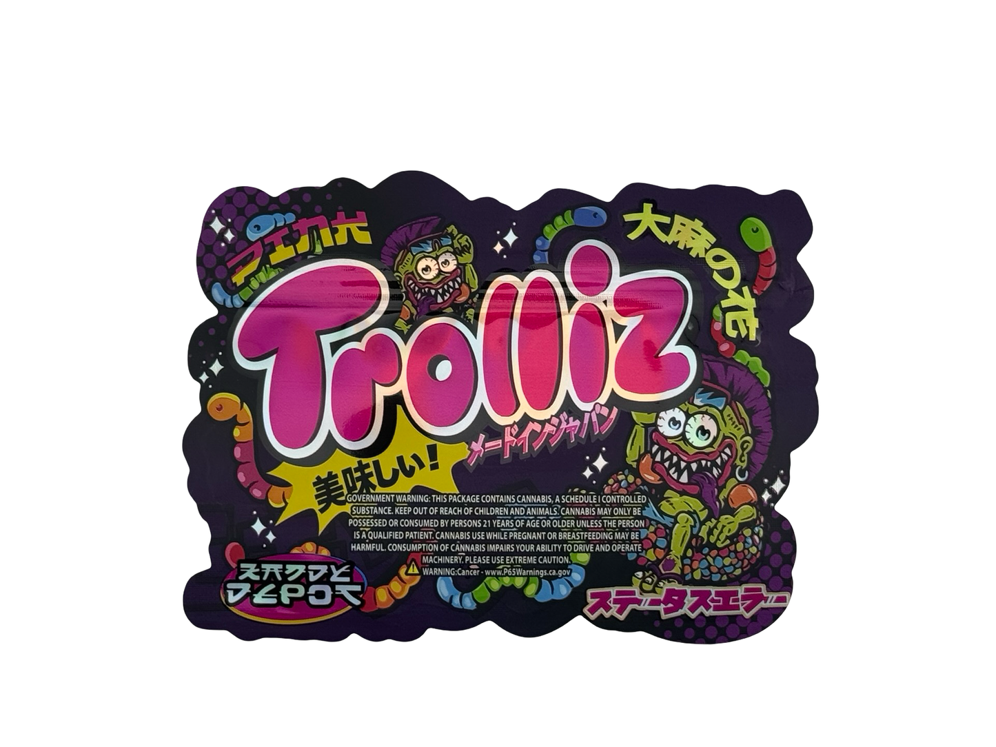 Trolliz Mylar Bags 3.5g Kandy Depo (Only $0.21 Each)