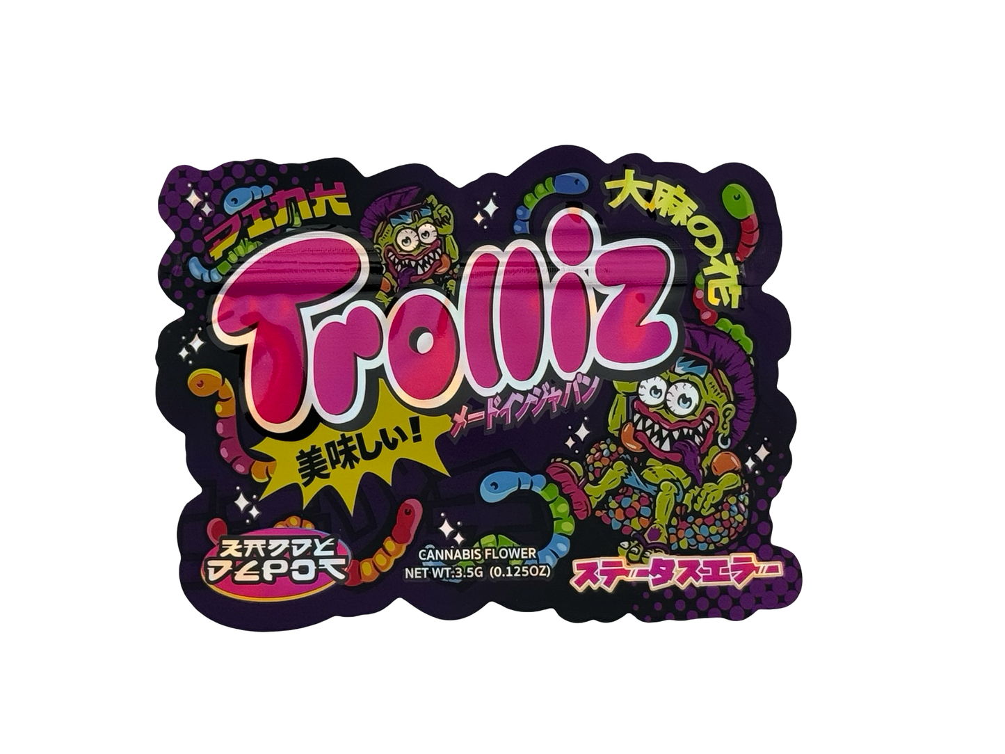 Trolliz Mylar Bags 3.5g Kandy Depo (Only $0.21 Each)