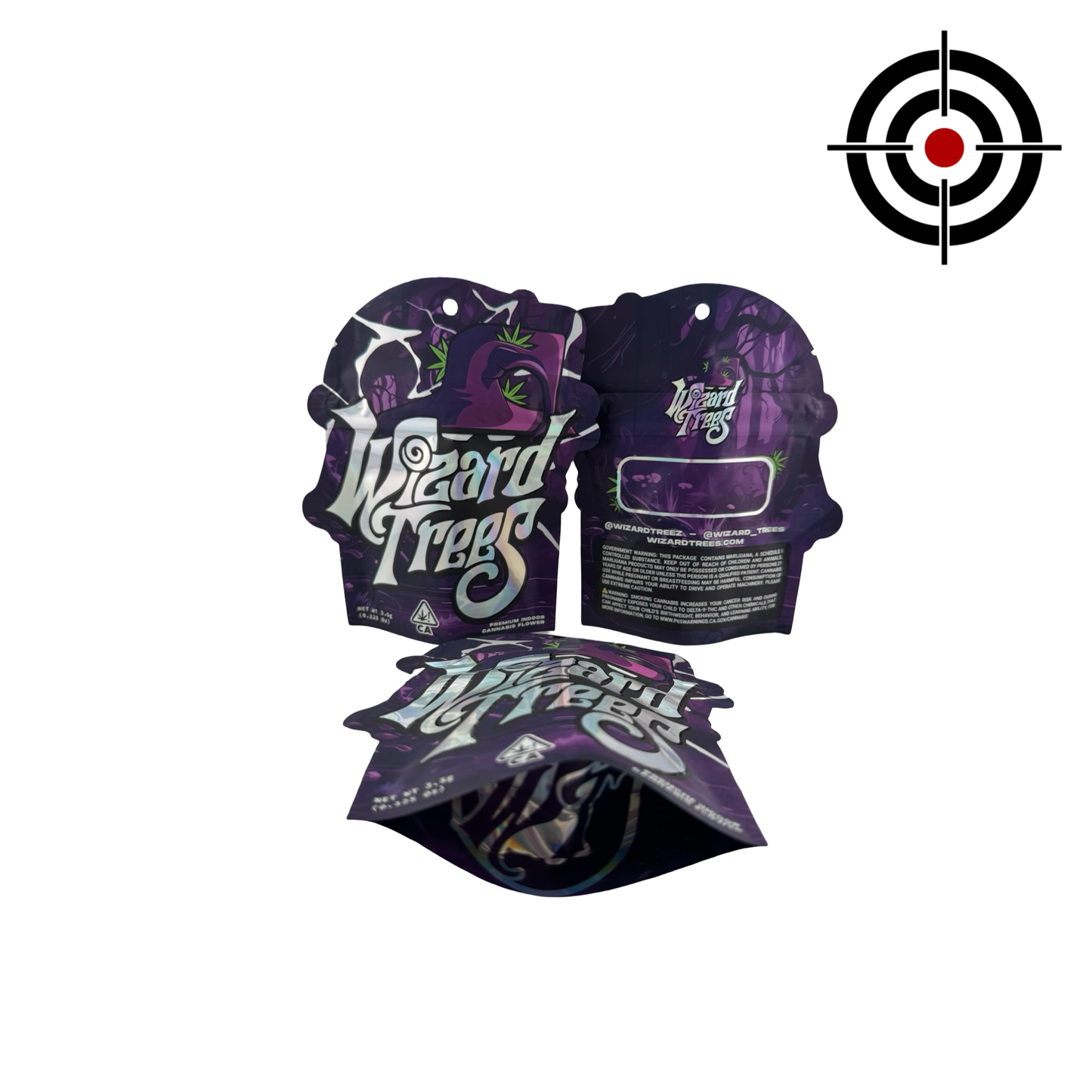 Wizard Trees 3.5g Mylar Bags
