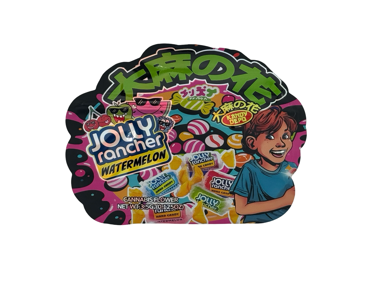 Jolly Rancher Watermelon 3.5g Mylar Bags Kandy Depo