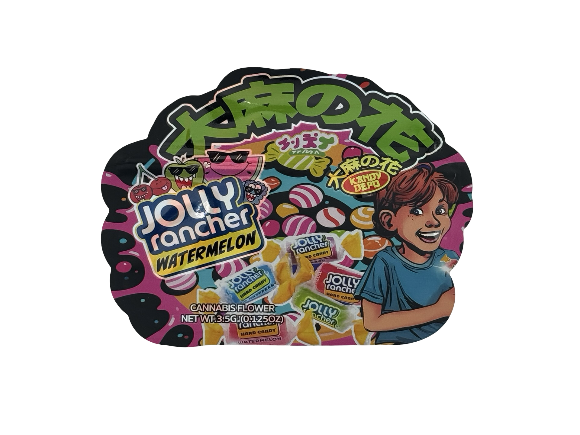 Jolly Rancher Watermelon 3.5g Mylar Bags Kandy Depo