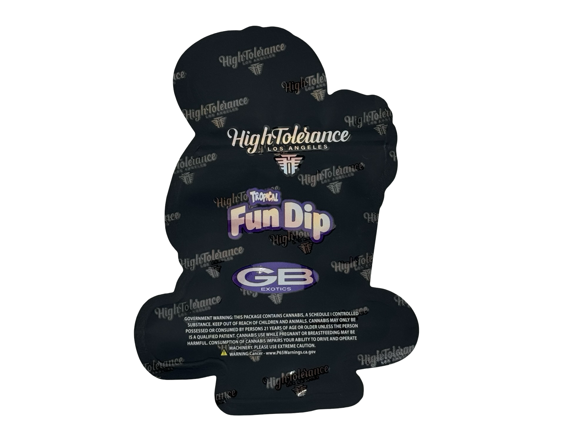 Tropical Fun Dip 3.5g Mylar Bags High Tolerance — back