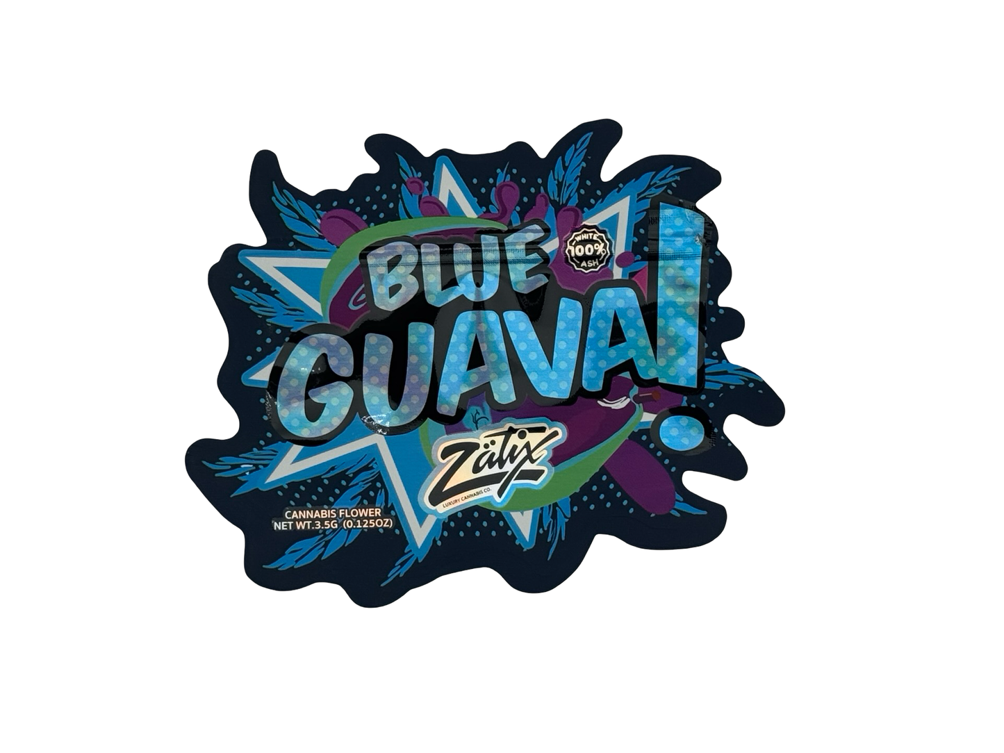 Blue Guava 3.5g Mylar Bags Zatix