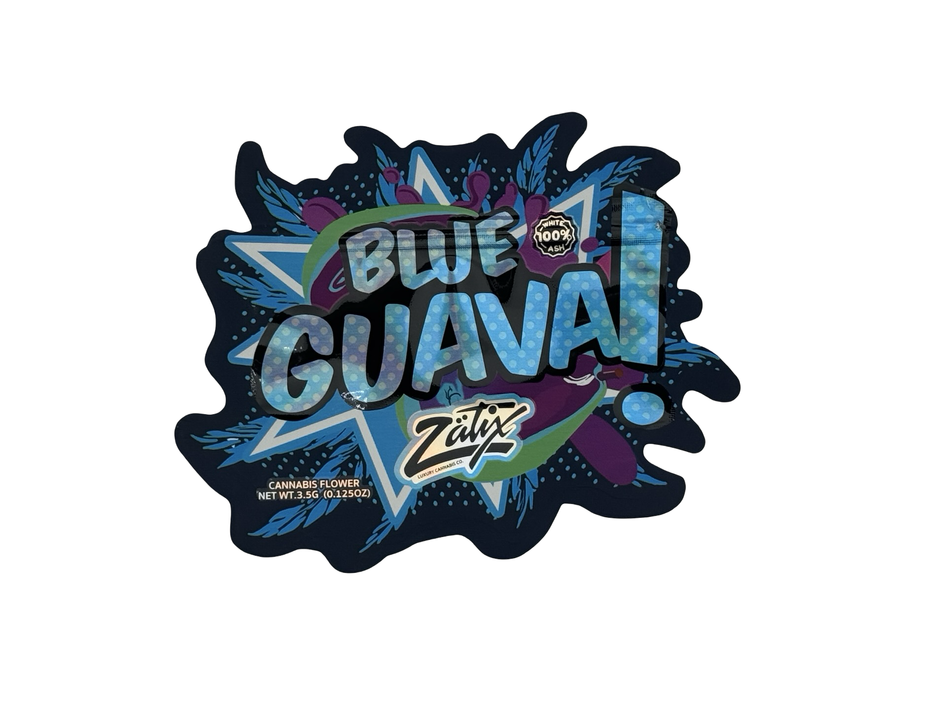 Blue Guava 3.5g Mylar Bags Zatix