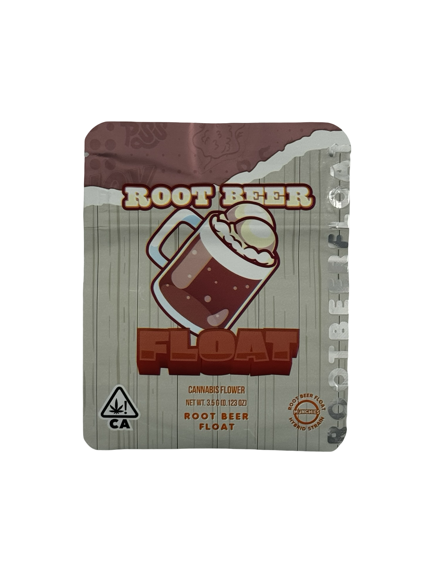 Root Beer Float 3.5g Mylar Bags Munchies