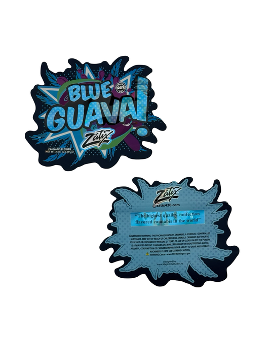 Blue Guava 3.5g Mylar Bags Zatix