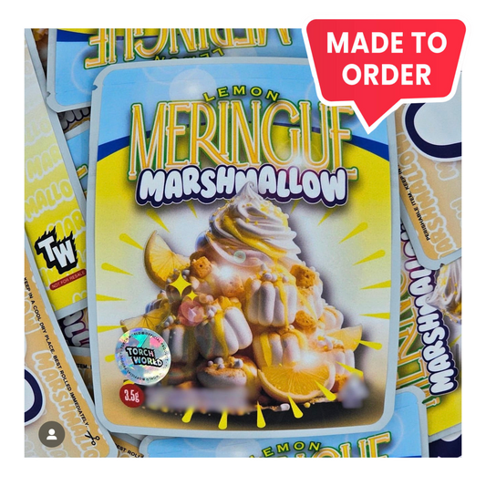 Lemon Meringue Marshmallow 3.5g Mylar Bags Sprinklez Torch World (made-to-order)