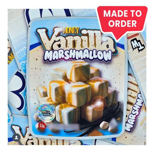 Honey Vanilla Marshmallow 3.5g Mylar Bags Sprinklez Torch World (made-to-order)