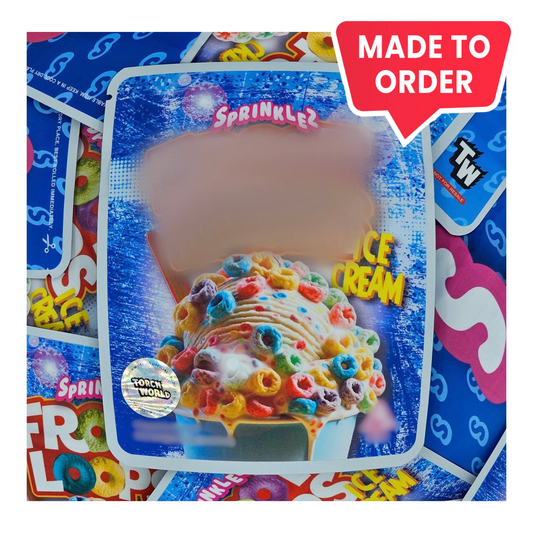Froot Loopz Ice Cream 3.5g Mylar Bags Sprinklez Torch World (made-to-order)