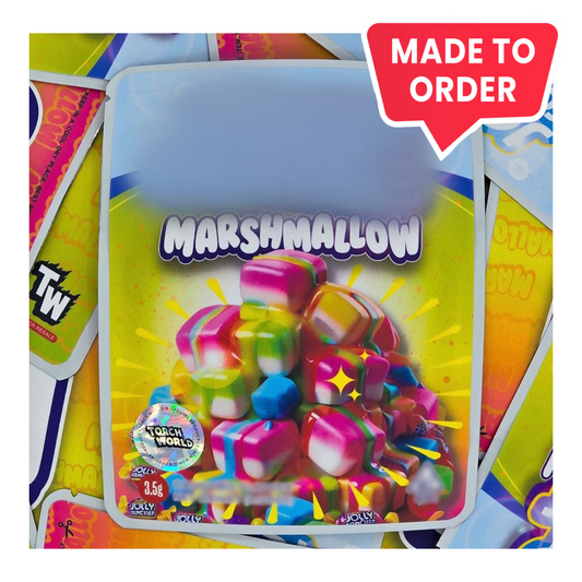 Jolly Rancherz Marshmallow 3.5g Mylar Bags Sprinklez Torch World (made-to-order)
