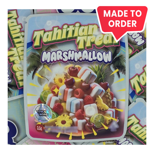 Tahitian Treat Marshmallow 3.5g Mylar Bags Sprinklez Torch World (made-to-order)