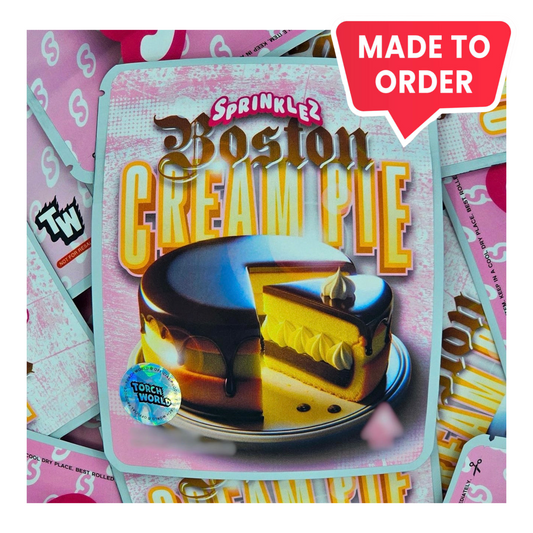 Boston Cream Pie 3.5g Mylar Bags Sprinklez Torch World