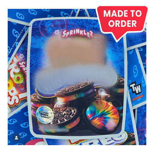 Fruit Loopz Oreoz 3.5g Mylar Bags Sprinklez Torch World (made-to-order)