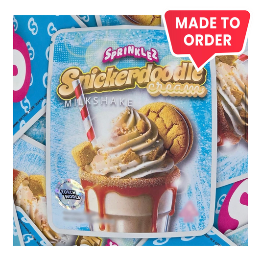 Snickerdoodle Cream Milkshake 3.5g Mylar Bags Sprinklez Torch World (made-to-order)