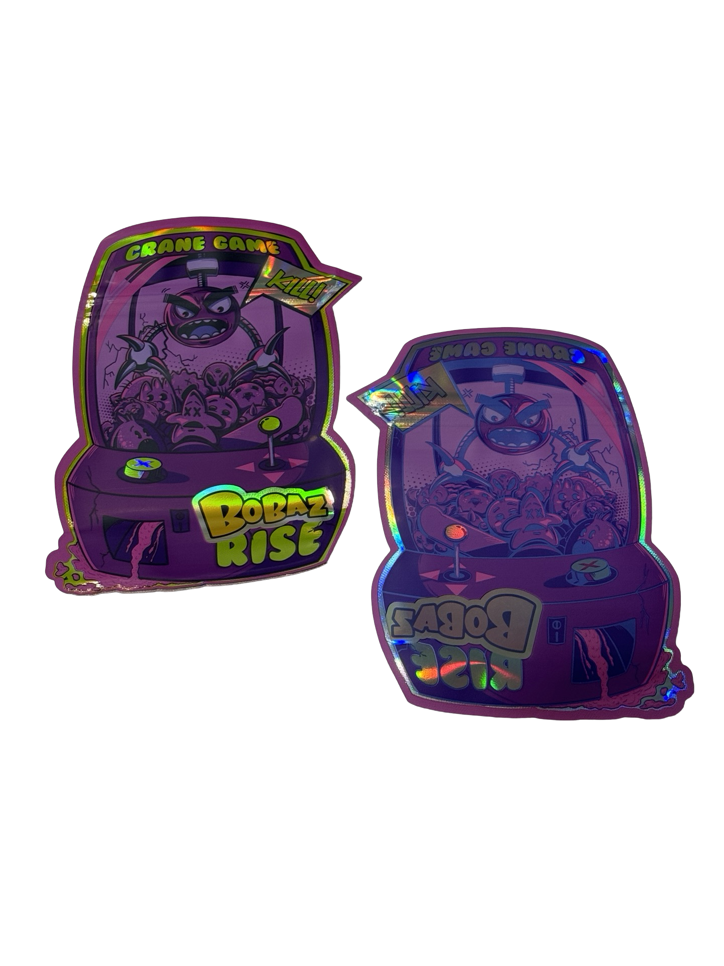 Crane Game Mylar Bags 3.5g Bobaz Rise