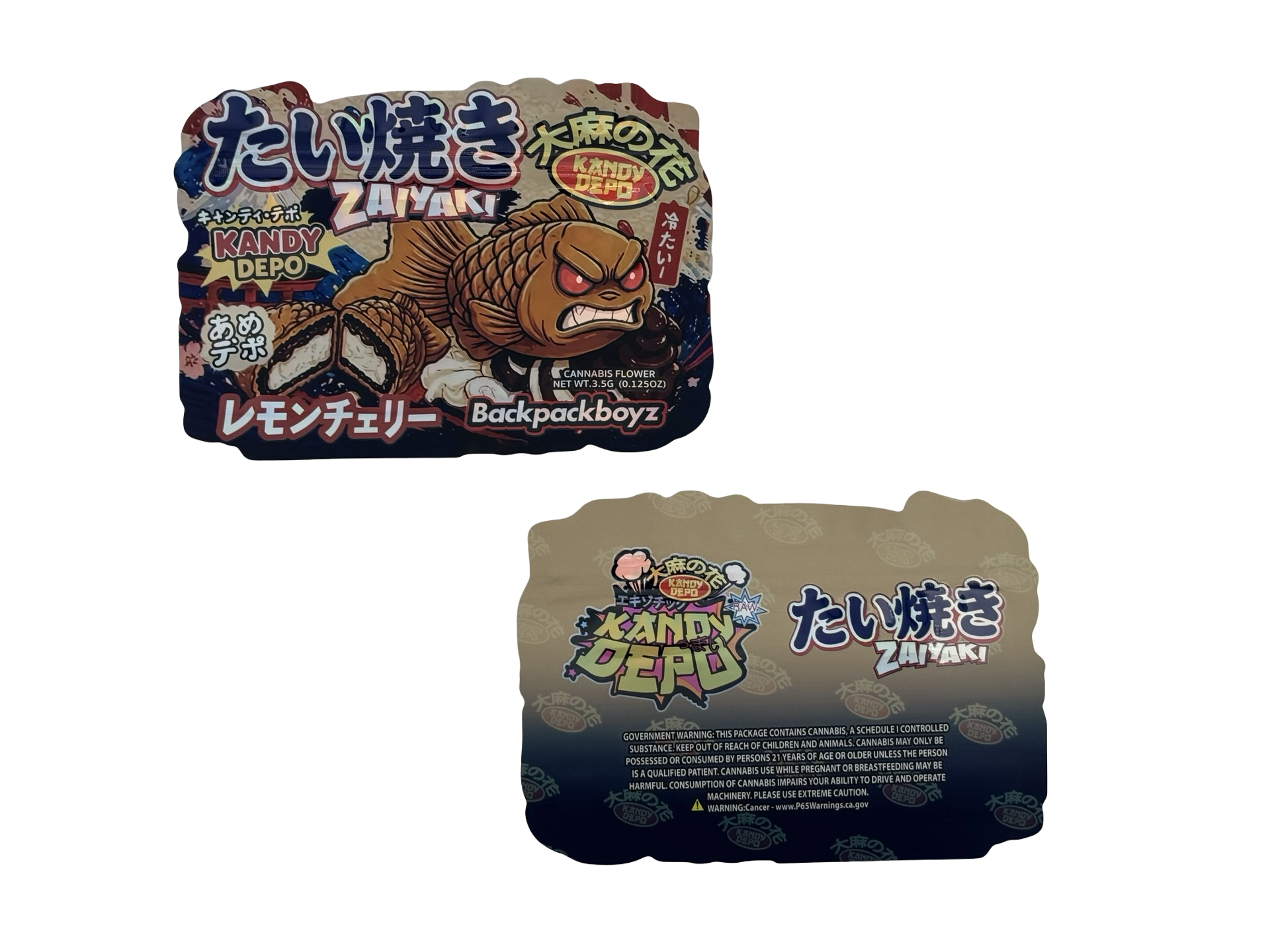 Zaiyaki Mylar Bags 3.5g Kandy Depo (Only $0.21 Each) — group shot