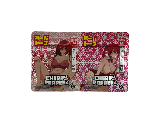 Cherry Popperz Edition 2 Dual Chamber Mylar Bags 7g Super Dope — front