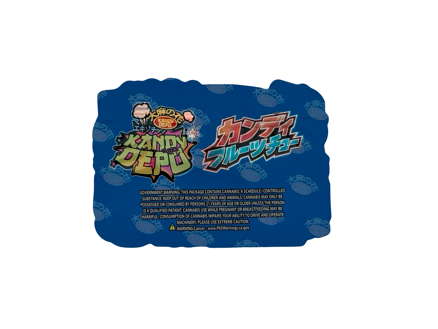 Kandy Fruit Chews Mylar Bags 3.5g Kandy Depo (Only $0.21 Each) — back
