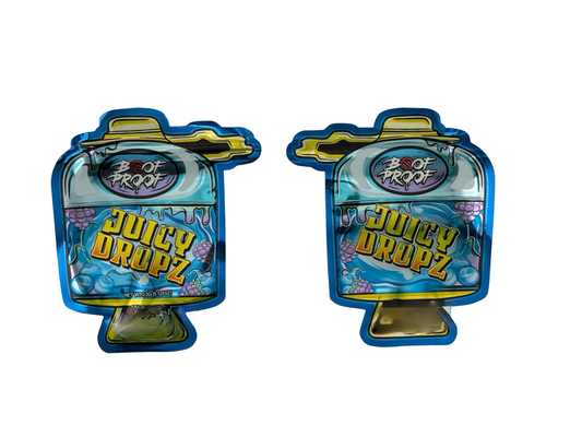 Juicy Dropz 3.5g Mylar Bags — front