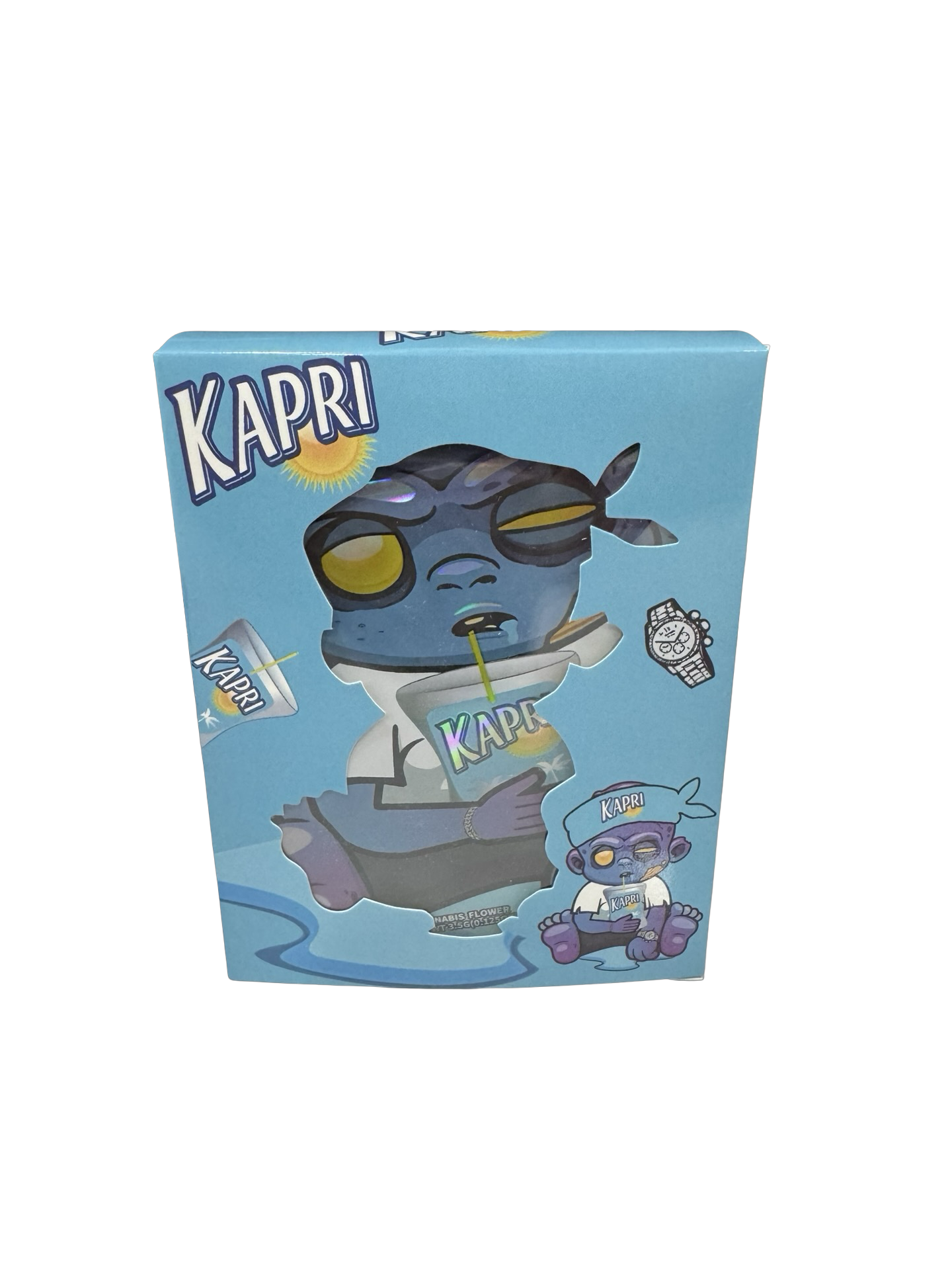 I Can’t Feel My Face (Kapri Edition) 3.5g Mylar Bags & Boxes High Tolerance front