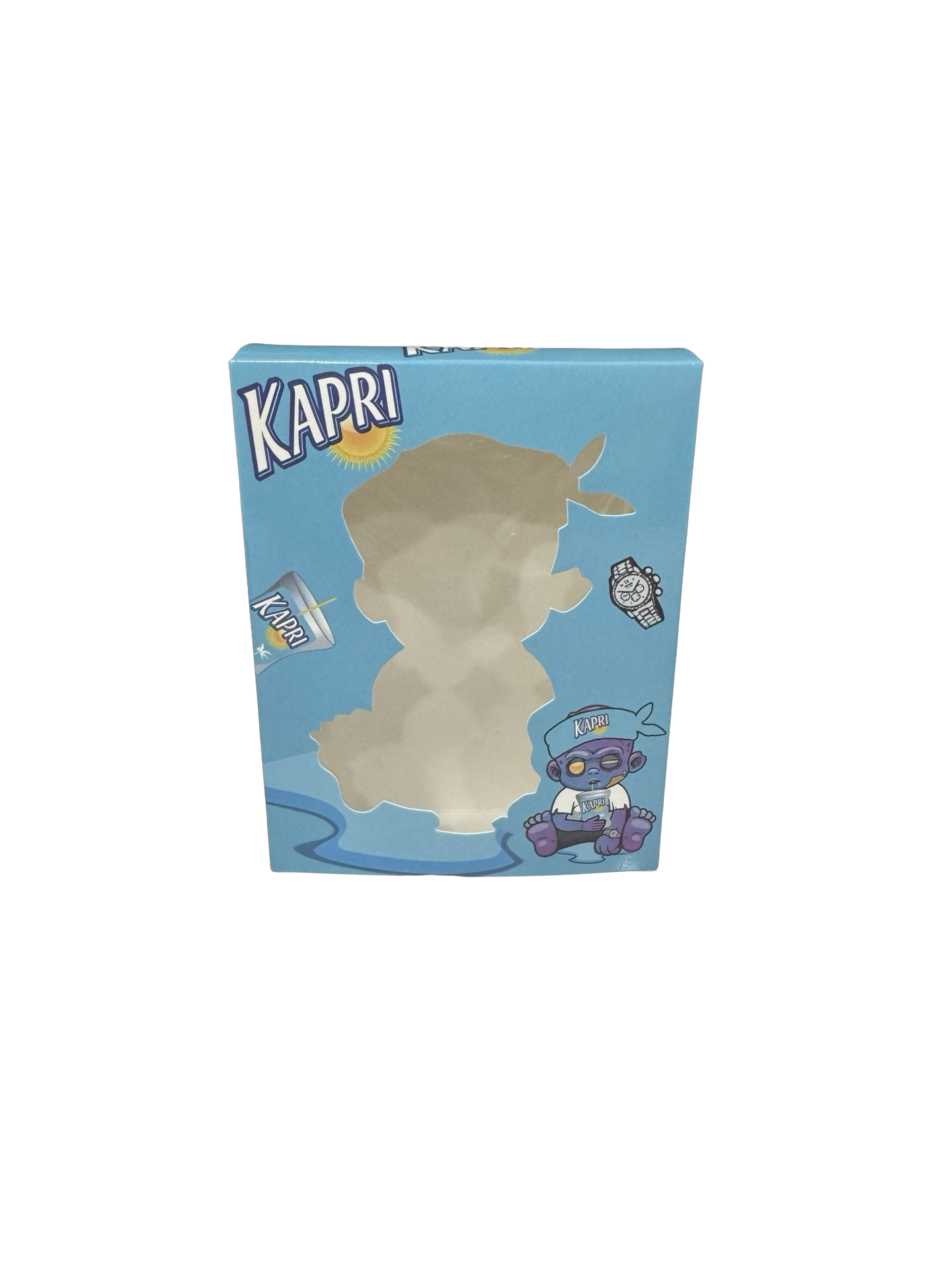 I Can’t Feel My Face (Kapri Edition) 3.5g Mylar Bags & Boxes High Tolerance front window