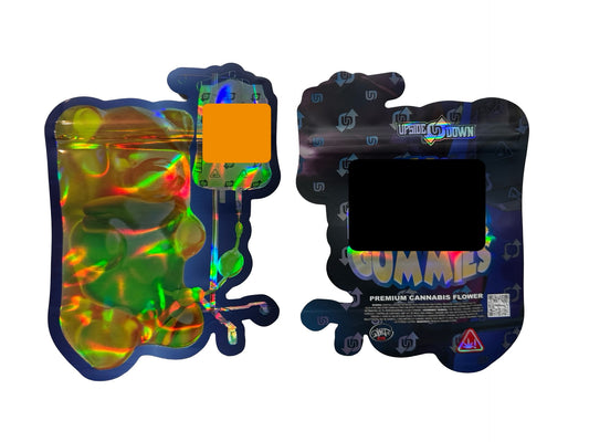 Jollliez Rancherz Gummies Mylar Bags 3.5g Upside Down