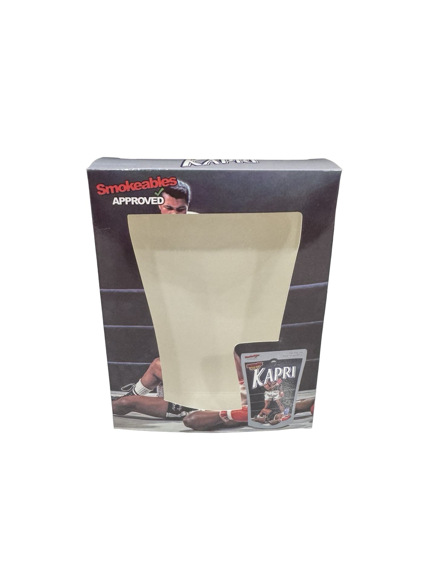 Knock Out 3.5g Mylar Bag & Box High Tolerance front window