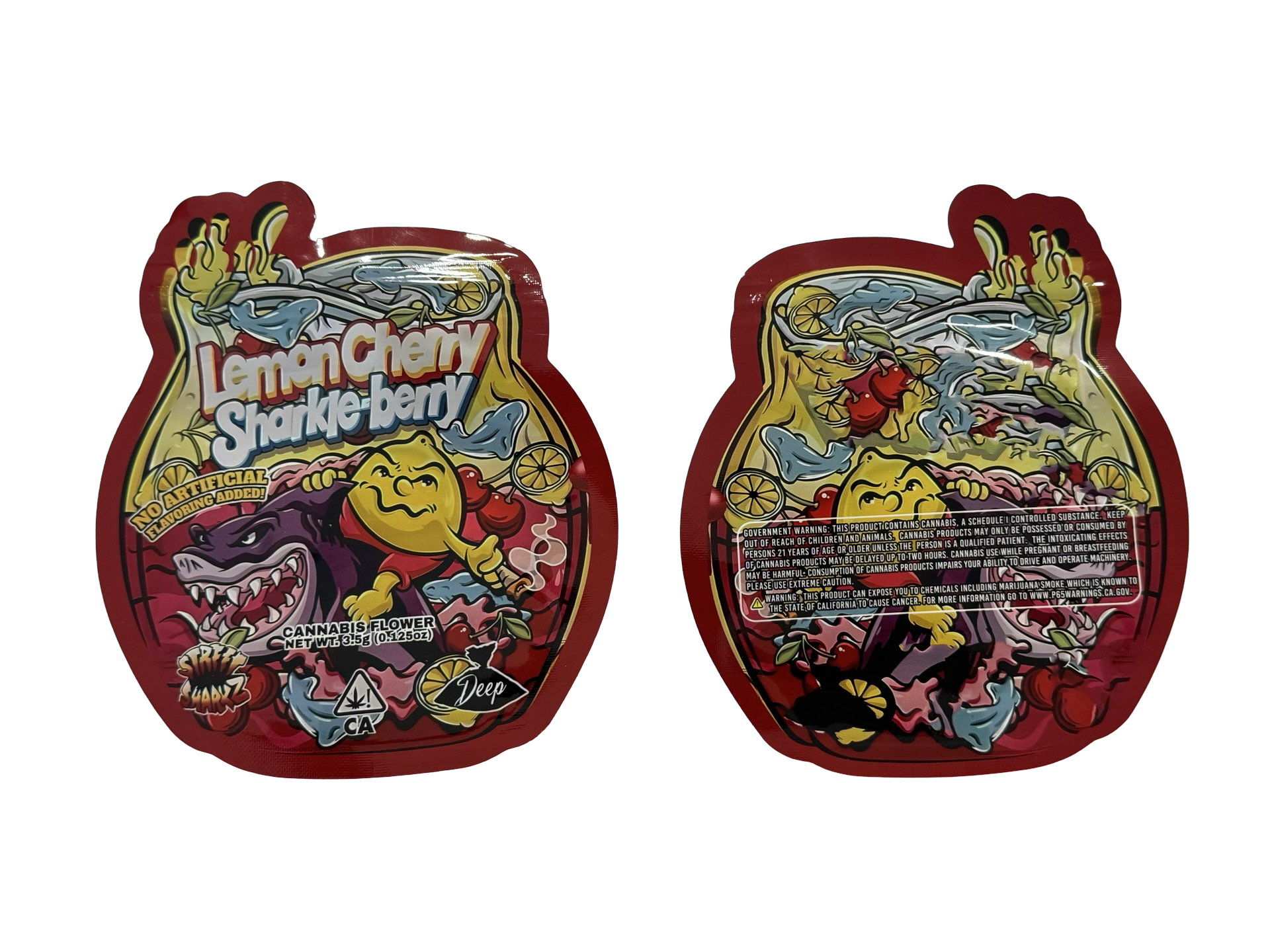 Lemon Cherry Sharkle-berry Mylar Bags 3.5g Deep in the Bag