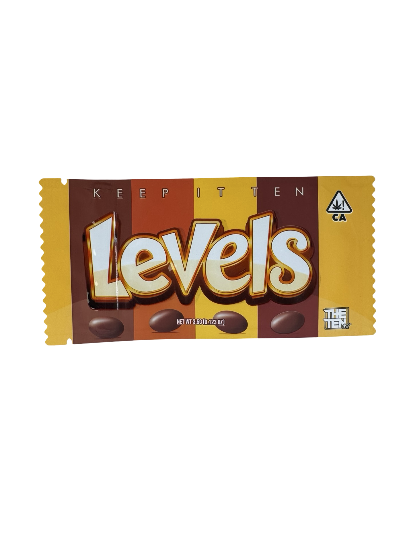 Levels Mylar Bags 3.5g The Ten Co front