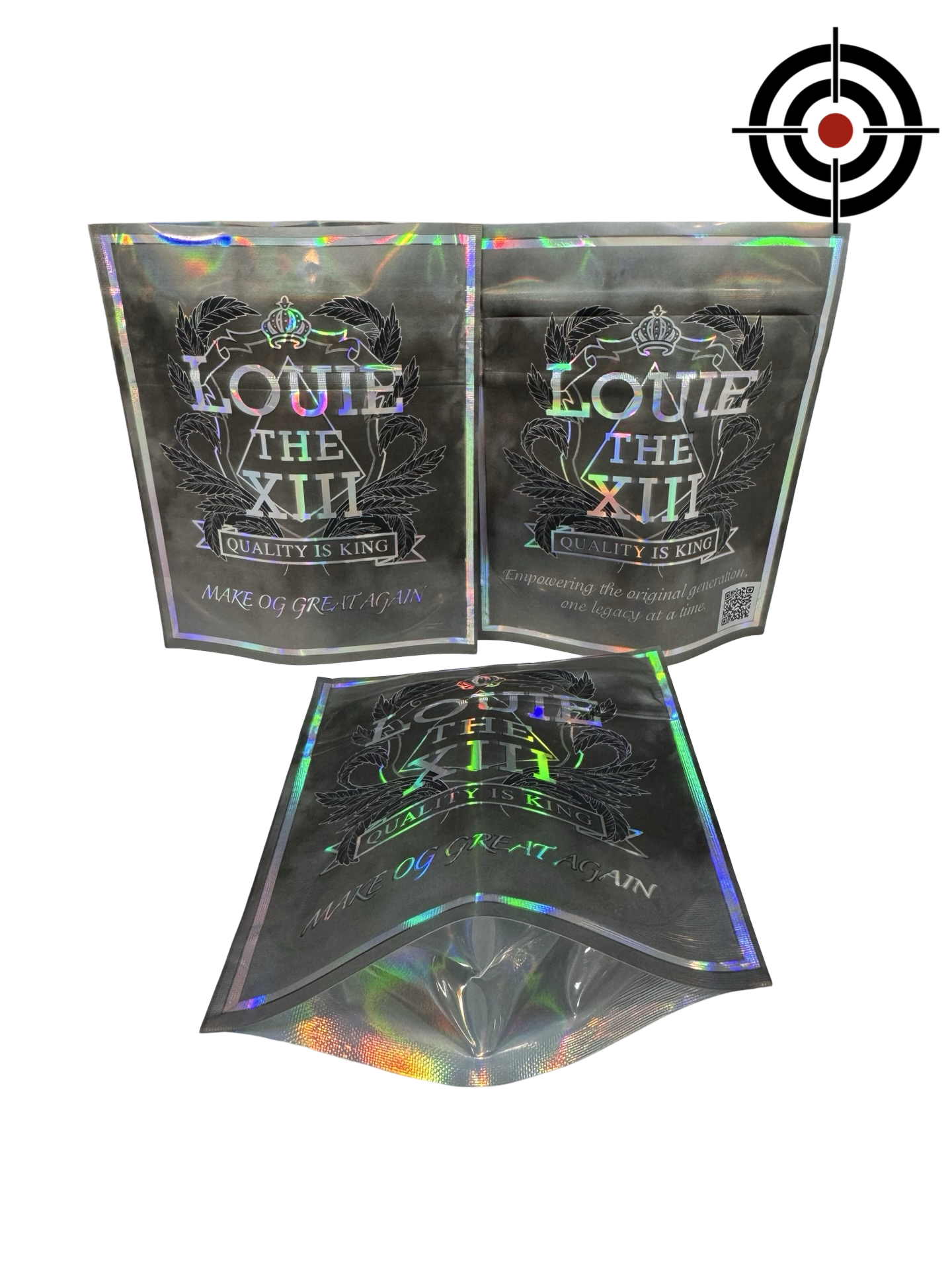 Louie the XIII 3.5g Mylar Bags | OG Louie the XIII – Fire Mylar