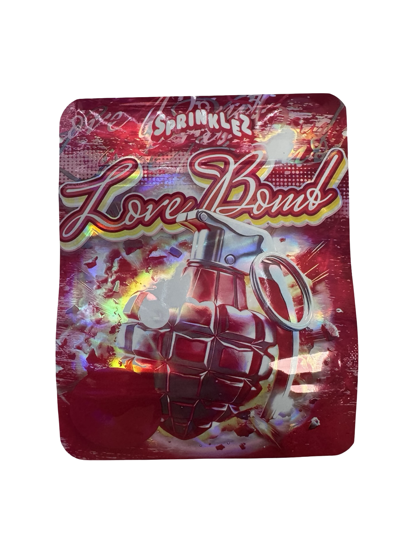 Love Bomb 3.5g Mylar Bags Sprinklez back