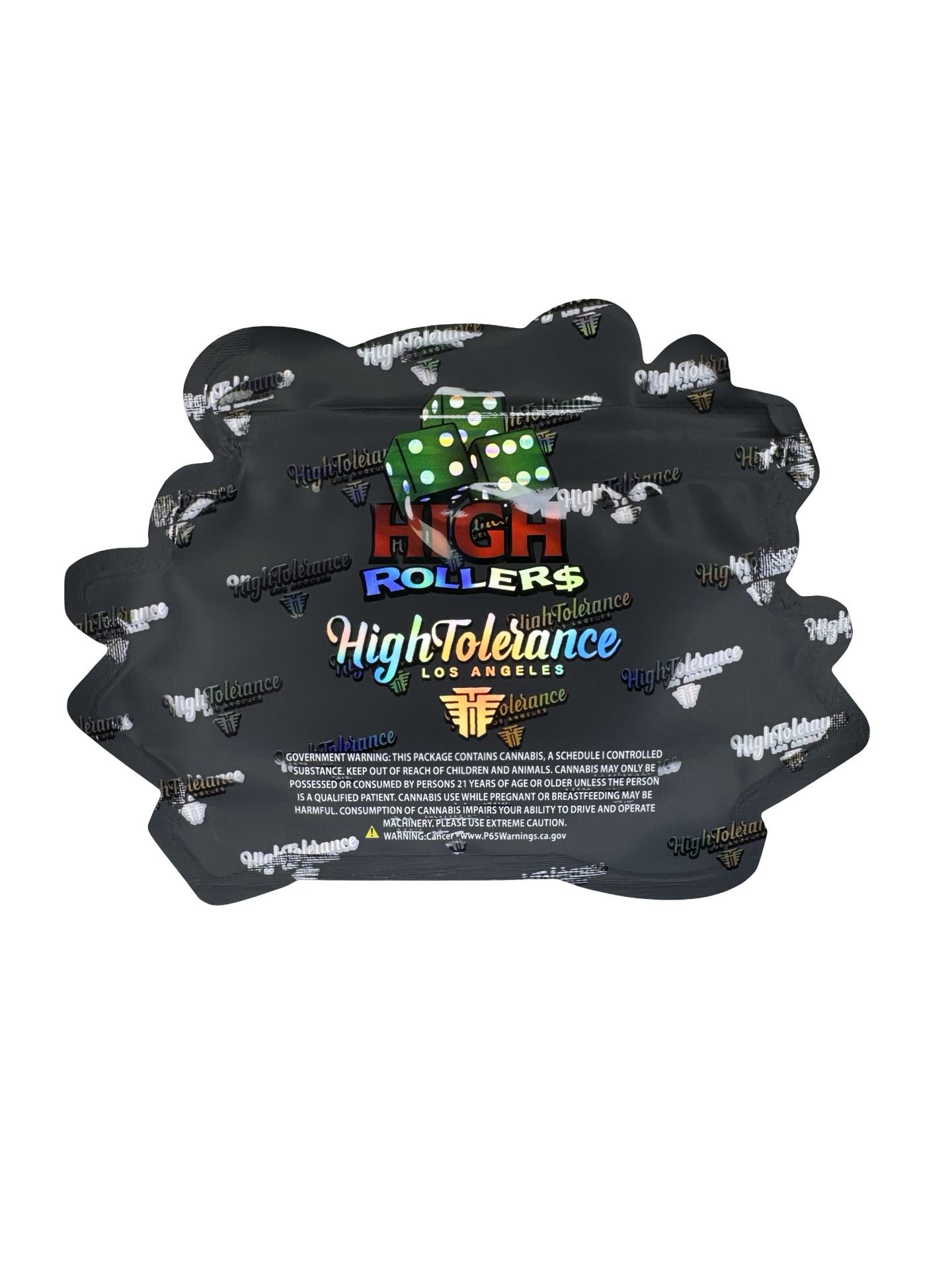 Lucky Spin (High Rollers) 3.5g Mylar Bags High Tolerance back