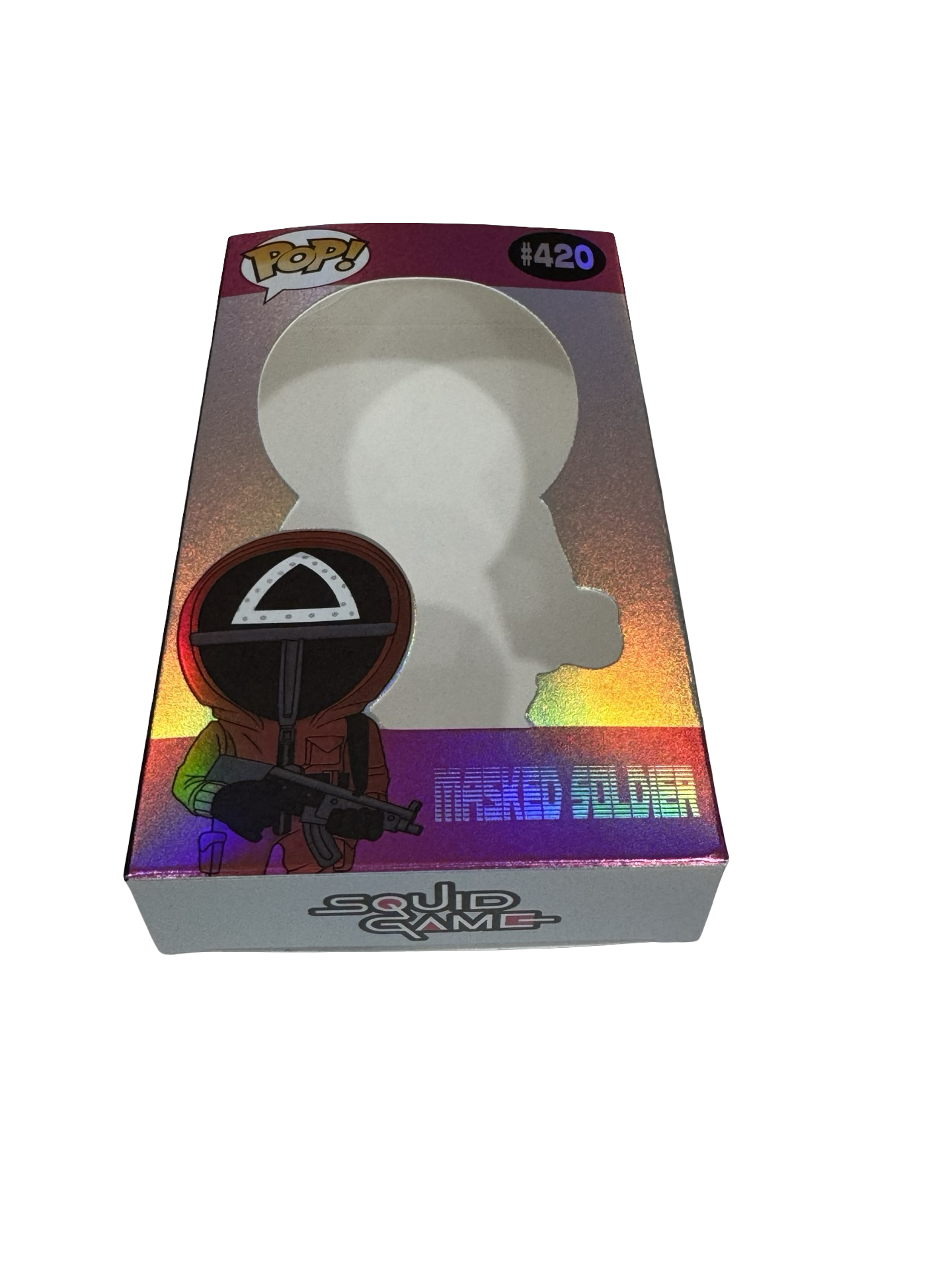 Masked Soldier 3.5g Mylar Bags & Boxes Pop bottom