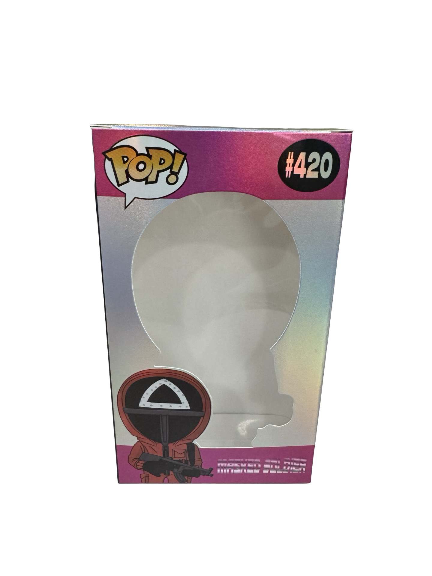 Masked Soldier 3.5g Mylar Bags & Boxes Pop front