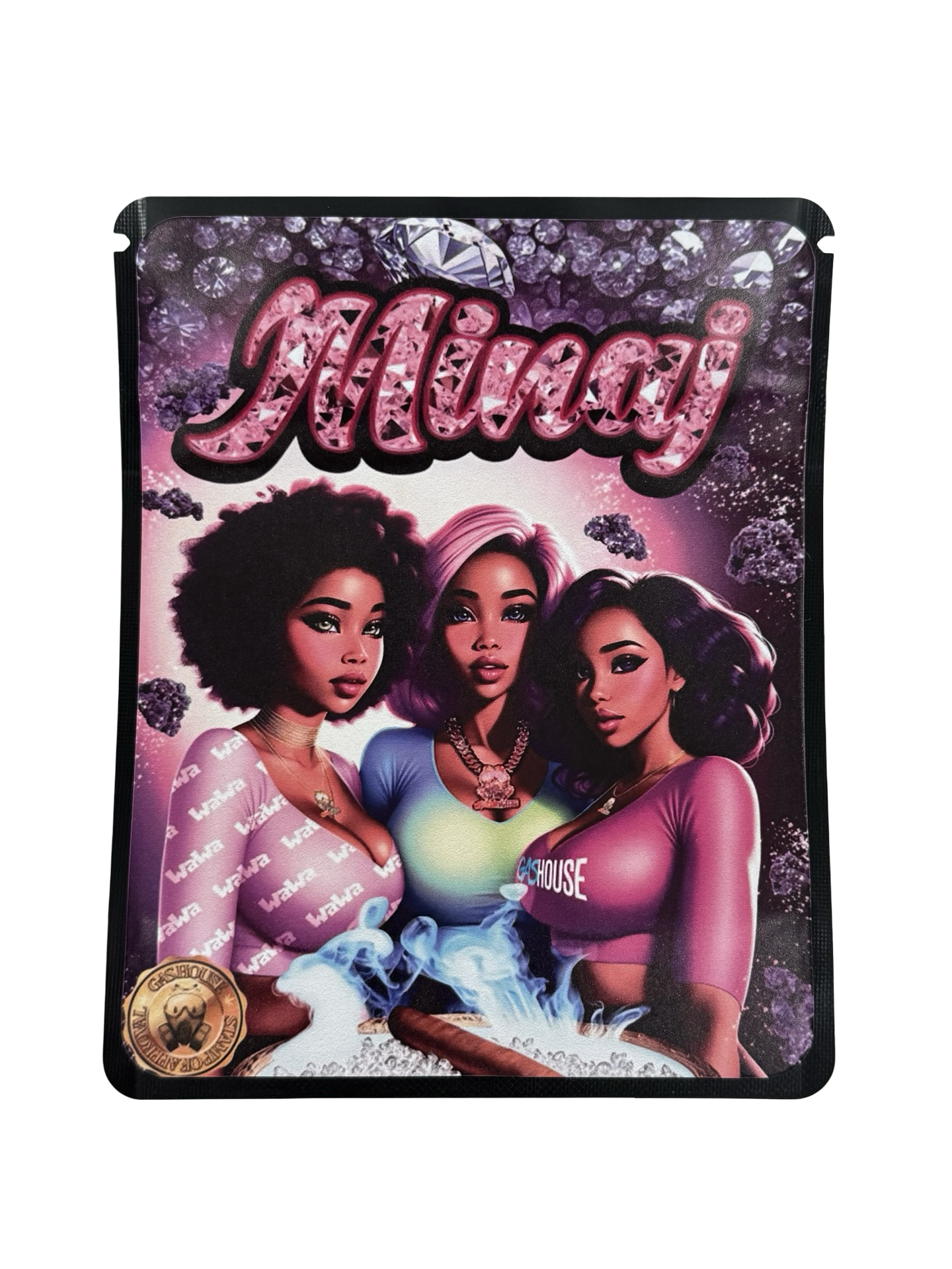 Minaj Mylar Bags 3.5g Wawah front