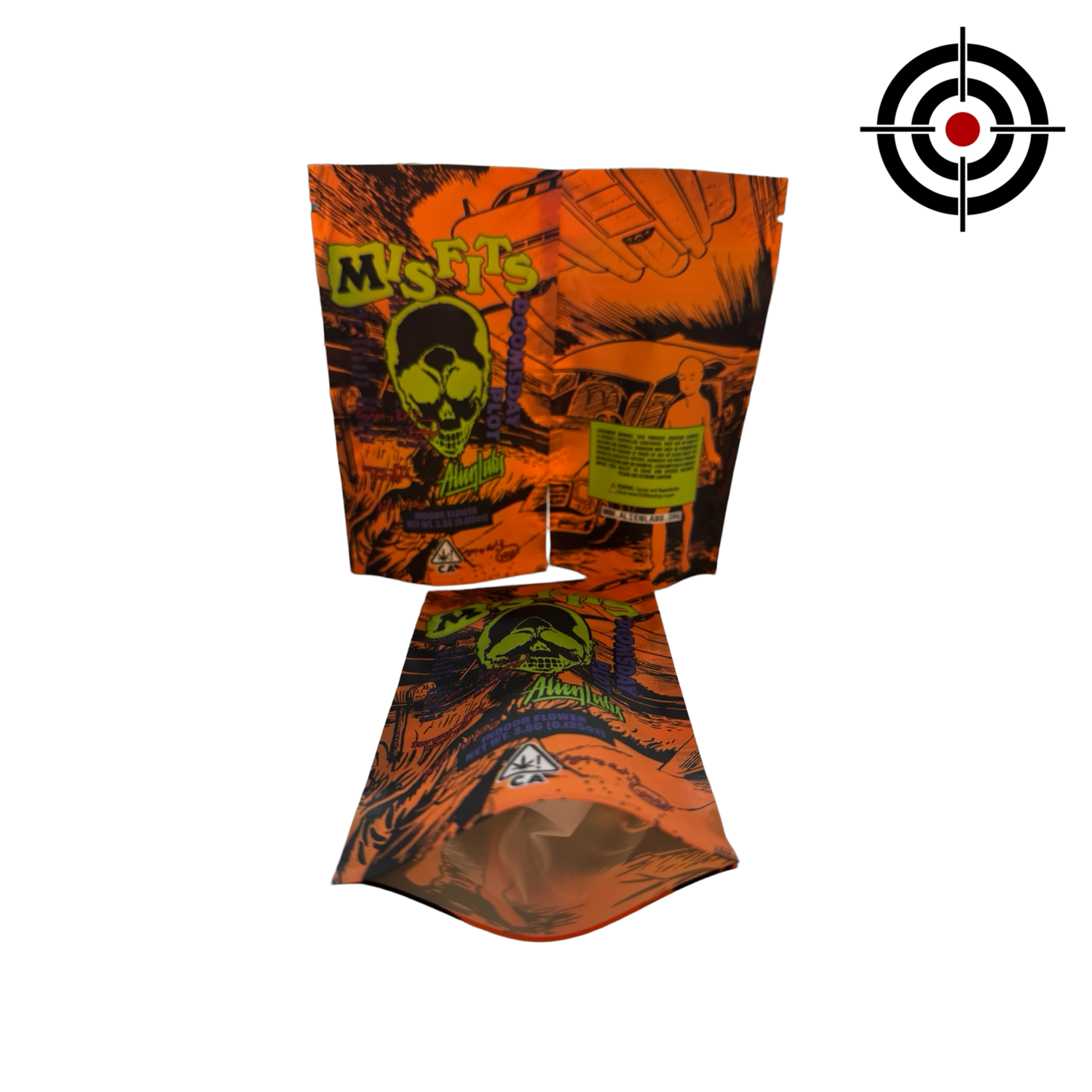 Misfits Mylar Bags 3.5g Alien Labs