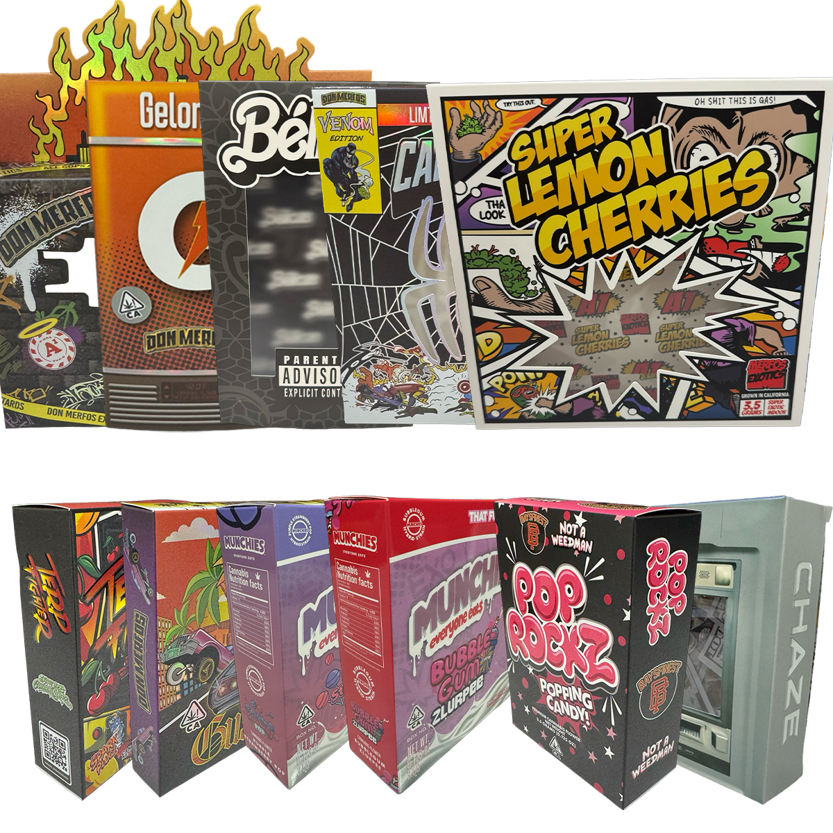 Mix & Match Premium Box Sets - Fire Mylar  