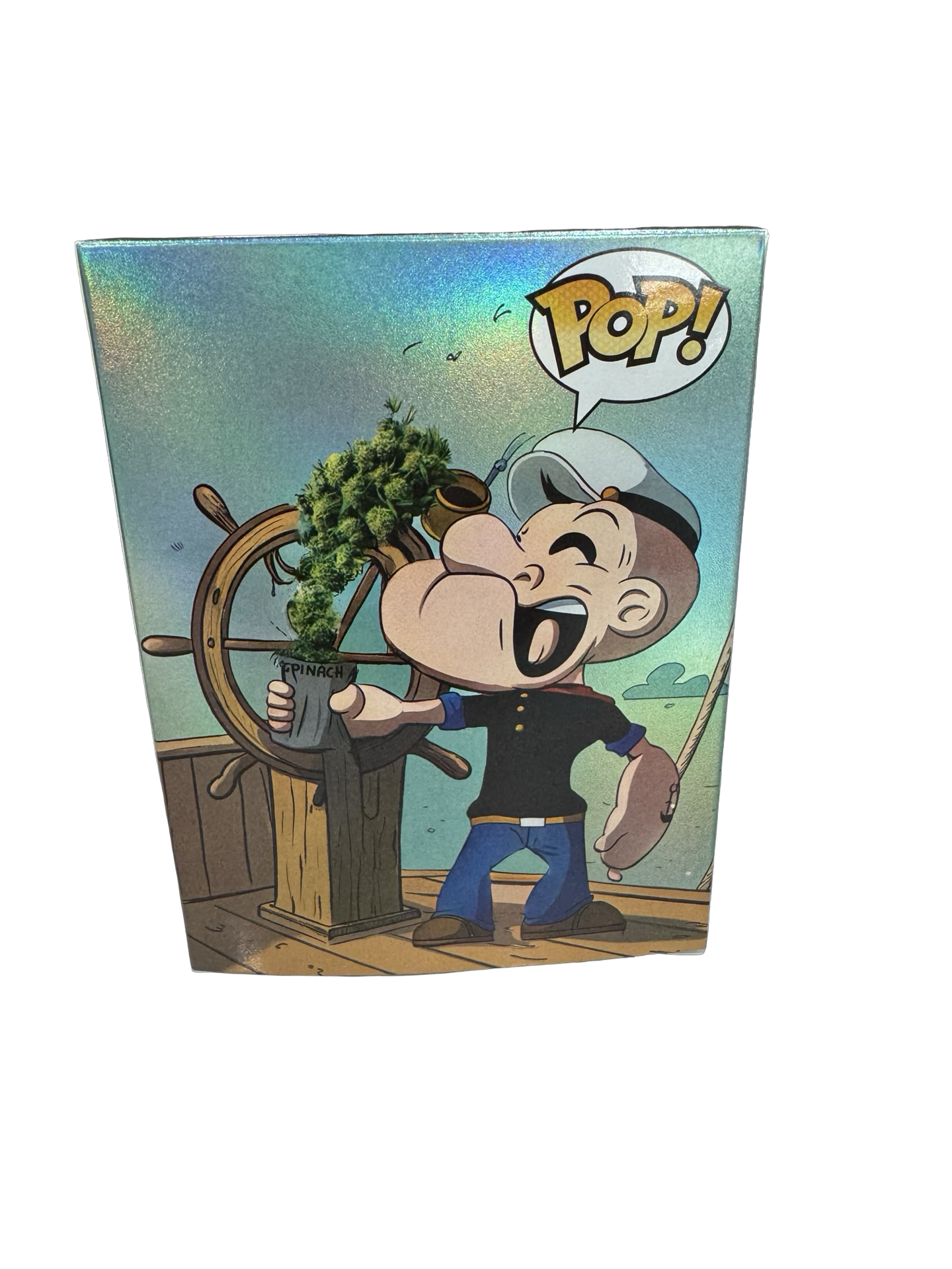 P*p Eye 3.5g Mylar Bags & Boxes Pop back